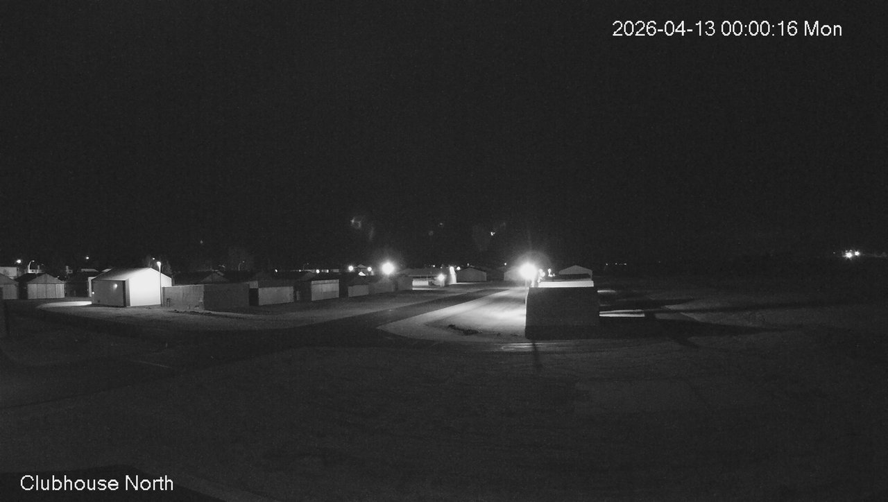 time-lapse frame, North view of Lacombe Airport webcam