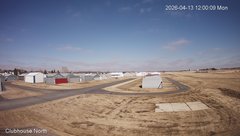 view from North view of Lacombe Airport on 2026-04-13