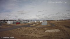 view from North view of Lacombe Airport on 2026-04-14