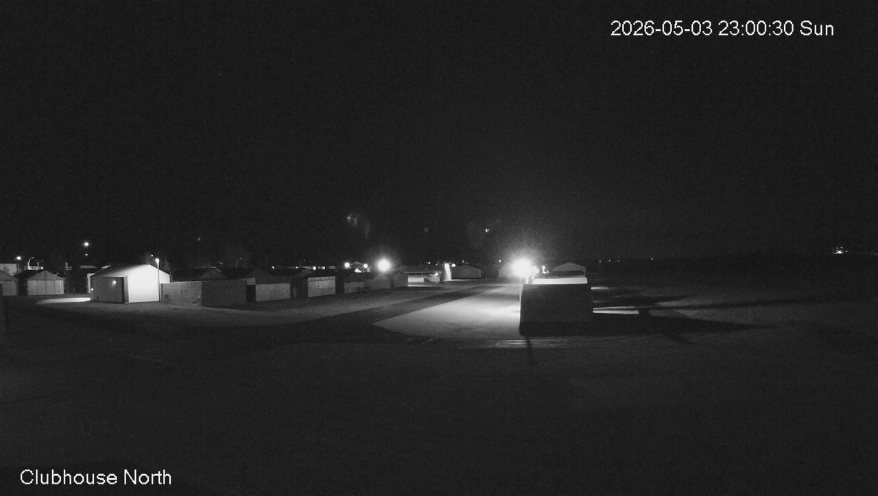 time-lapse frame, North view of Lacombe Airport webcam