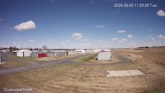 view from North view of Lacombe Airport on 2026-05-05