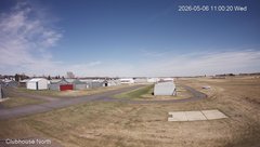 view from North view of Lacombe Airport on 2026-05-06