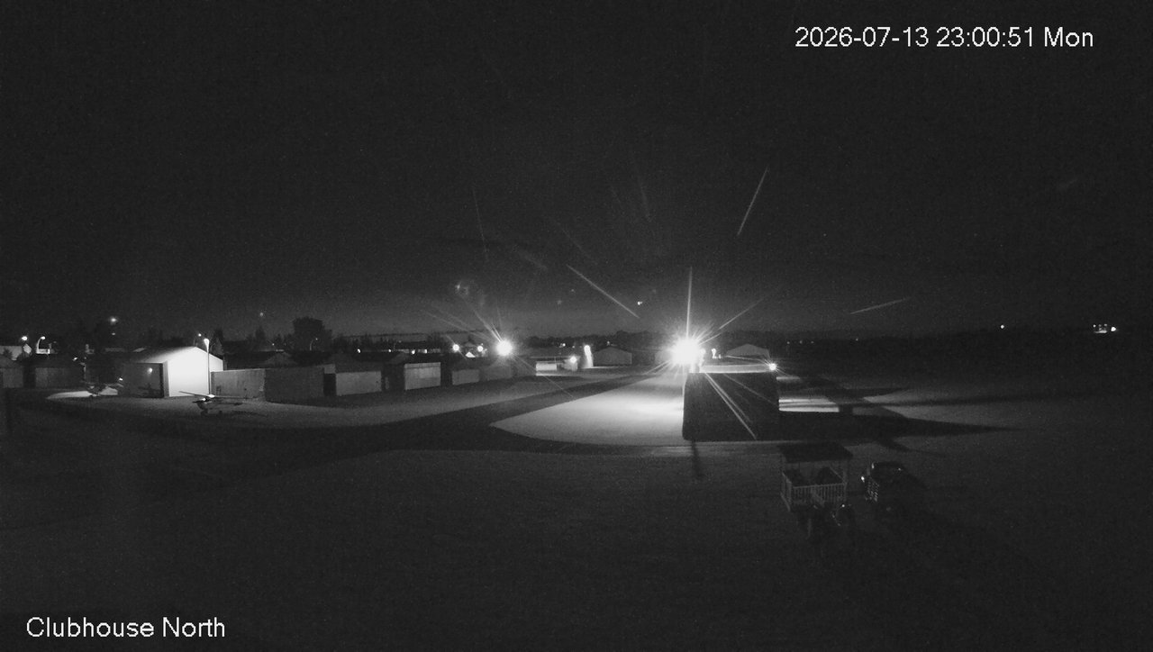 time-lapse frame, North view of Lacombe Airport webcam
