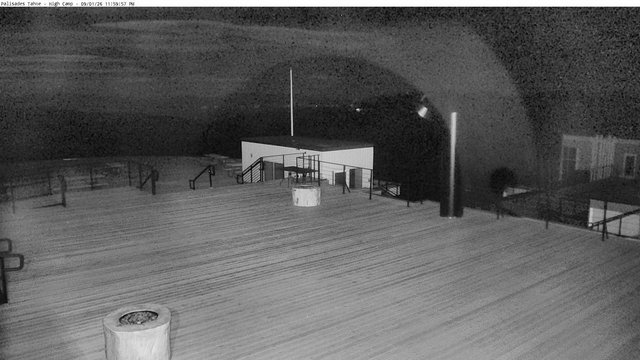 time-lapse frame, Palisades High Camp Views webcam