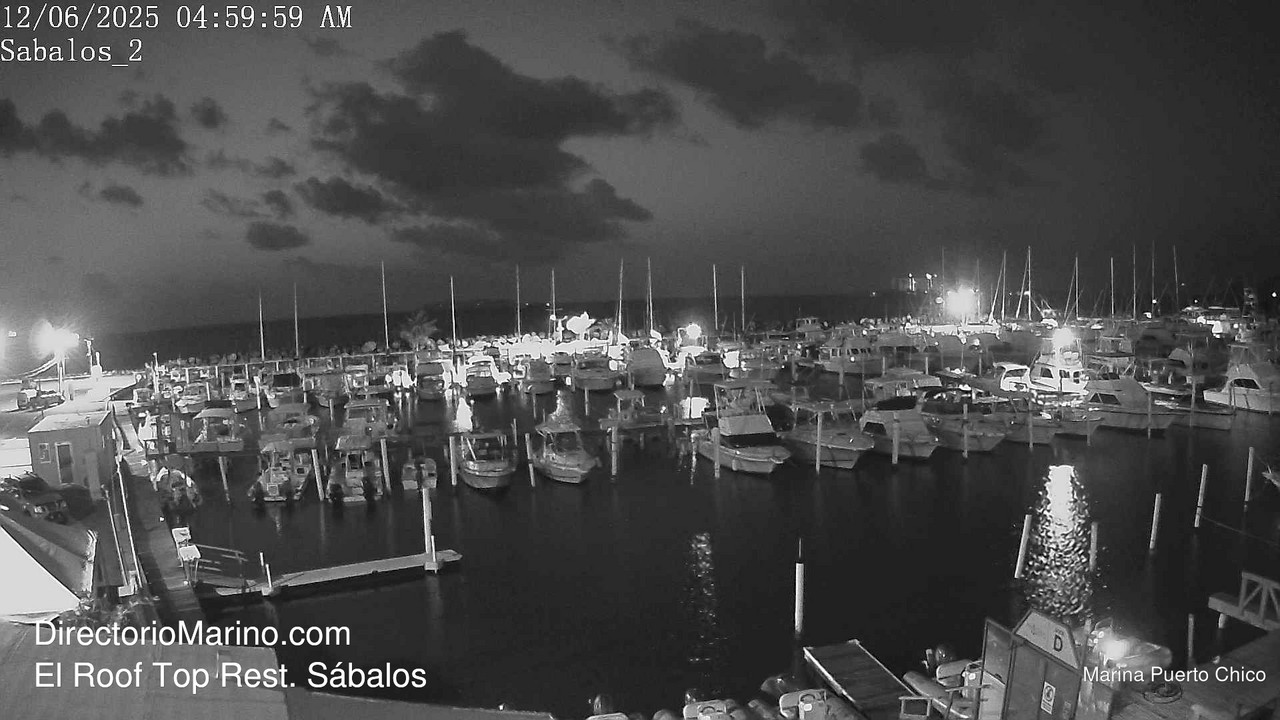 time-lapse frame, PuertoChico webcam