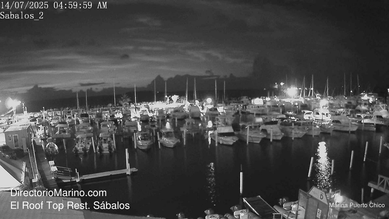 time-lapse frame, PuertoChico webcam