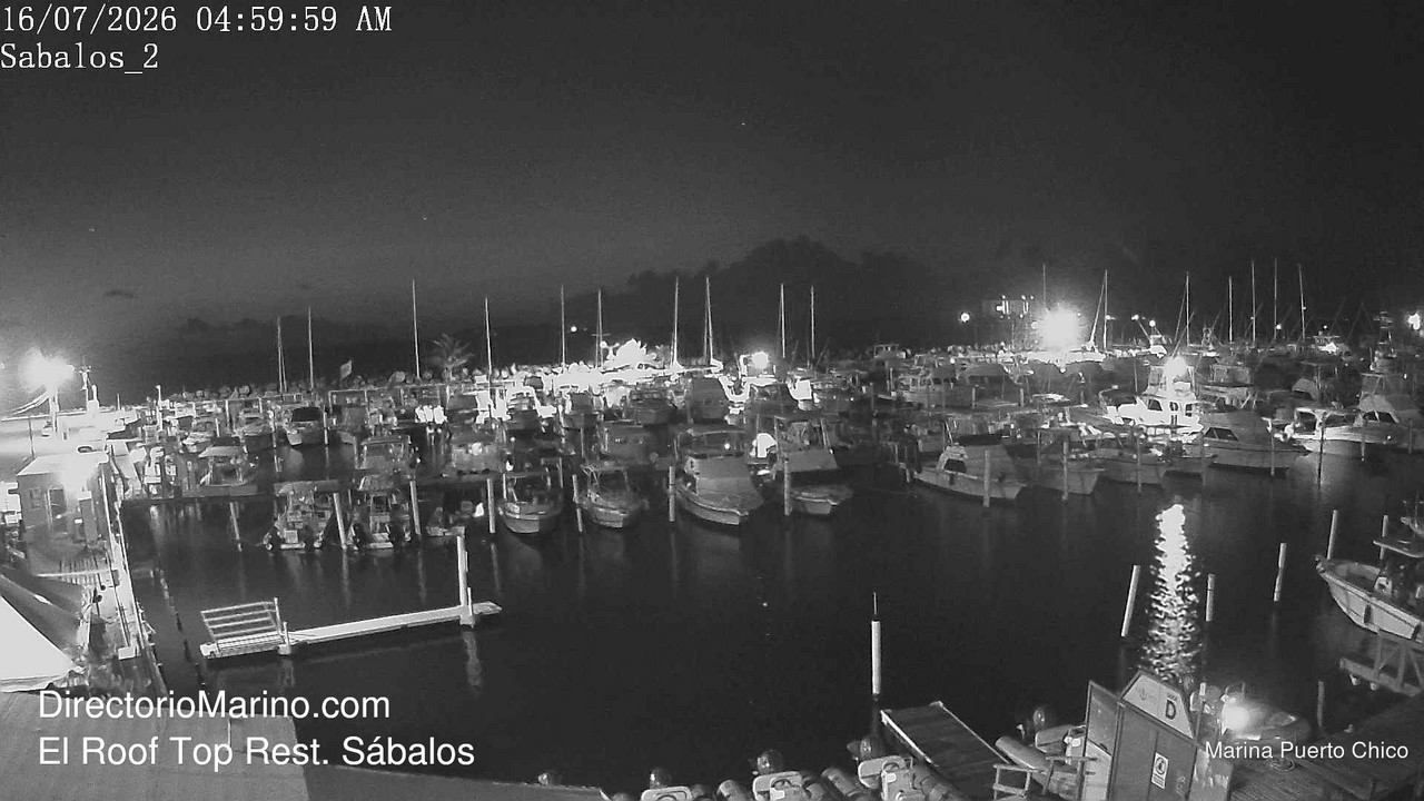 time-lapse frame, PuertoChico webcam