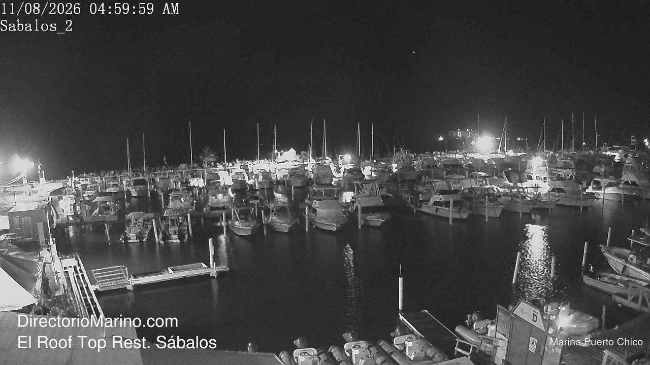 time-lapse frame, PuertoChico webcam