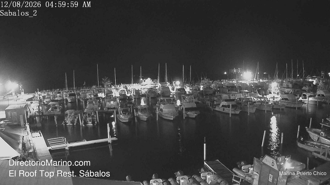 time-lapse frame, PuertoChico webcam