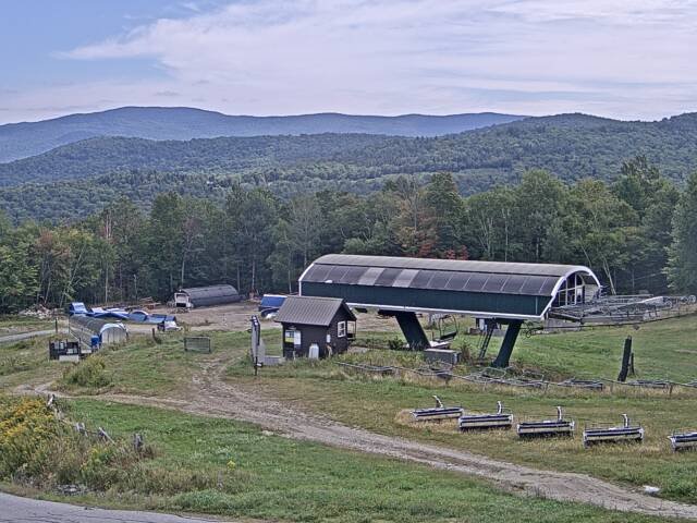 view from Sugarbush GMX Lift on 2026-09-01
