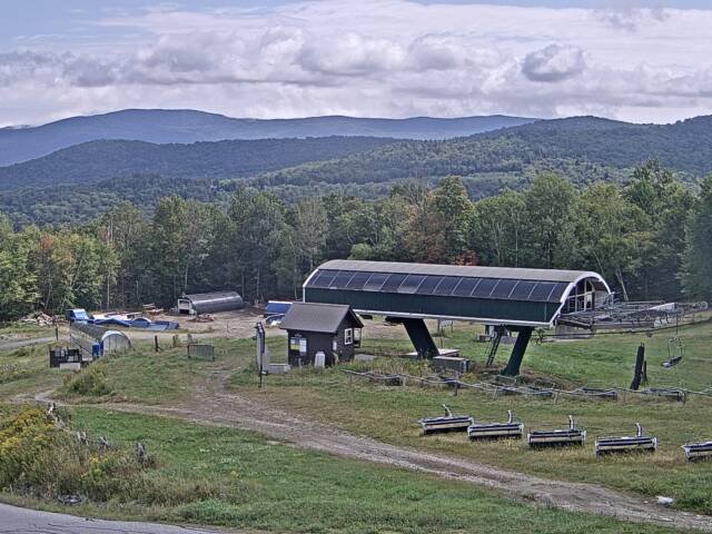 view from Sugarbush GMX Lift on 2026-09-03