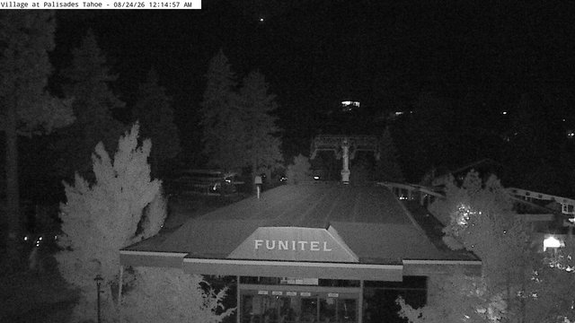 time-lapse frame, Palisades Tahoe Base Area webcam