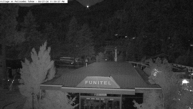 time-lapse frame, Palisades Tahoe Base Area webcam