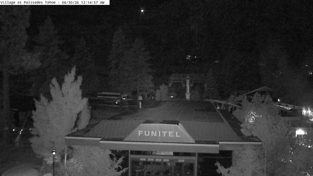 time-lapse frame, Palisades Tahoe Base Area webcam