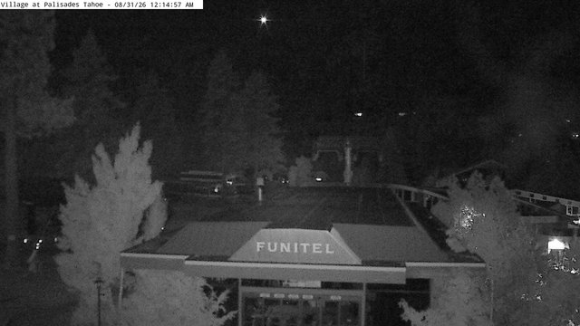 time-lapse frame, Palisades Tahoe Base Area webcam