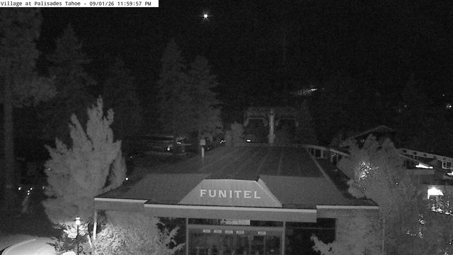 time-lapse frame, Palisades Tahoe Base Area webcam