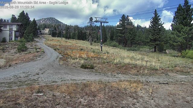 view from Mammoth Eagle Lodge on 2026-08-29