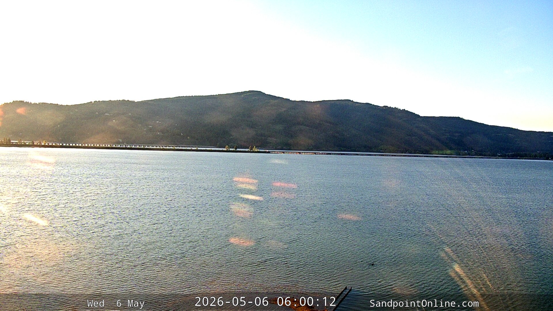time-lapse frame, Sandpoint Online - Long Bridge webcam