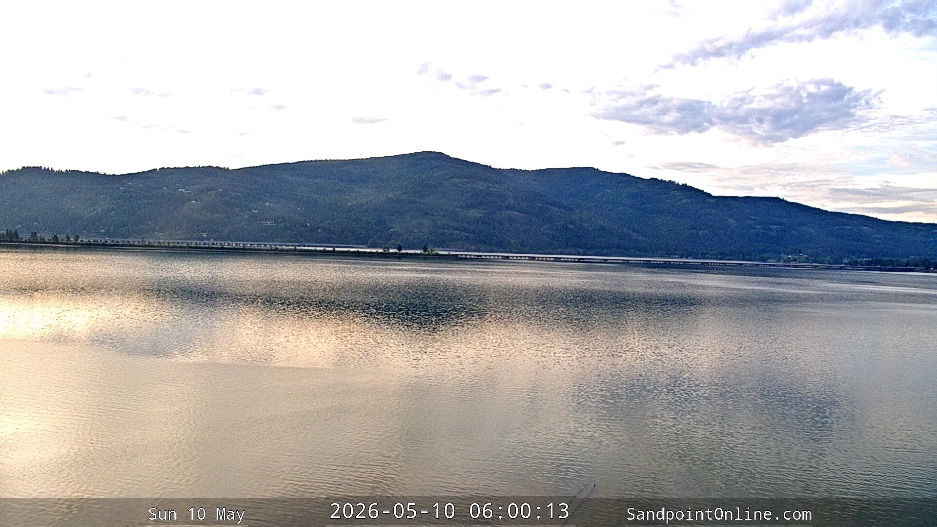 time-lapse frame, Sandpoint Online - Long Bridge webcam