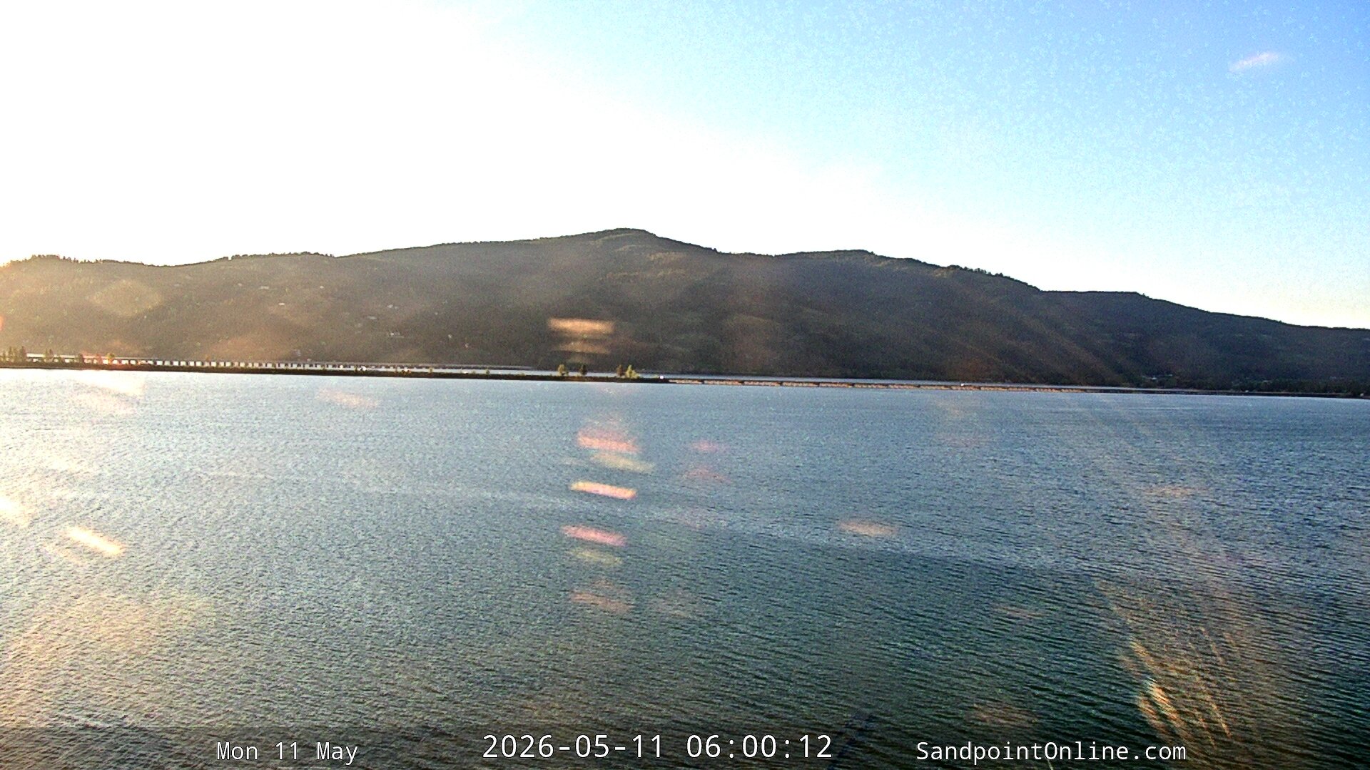 time-lapse frame, Sandpoint Online - Long Bridge webcam