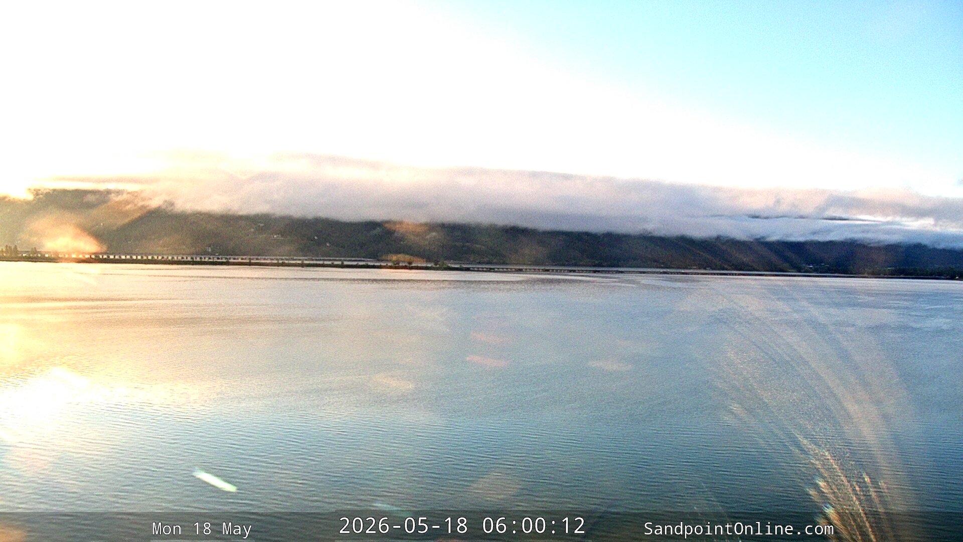 time-lapse frame, Sandpoint Online - Long Bridge webcam