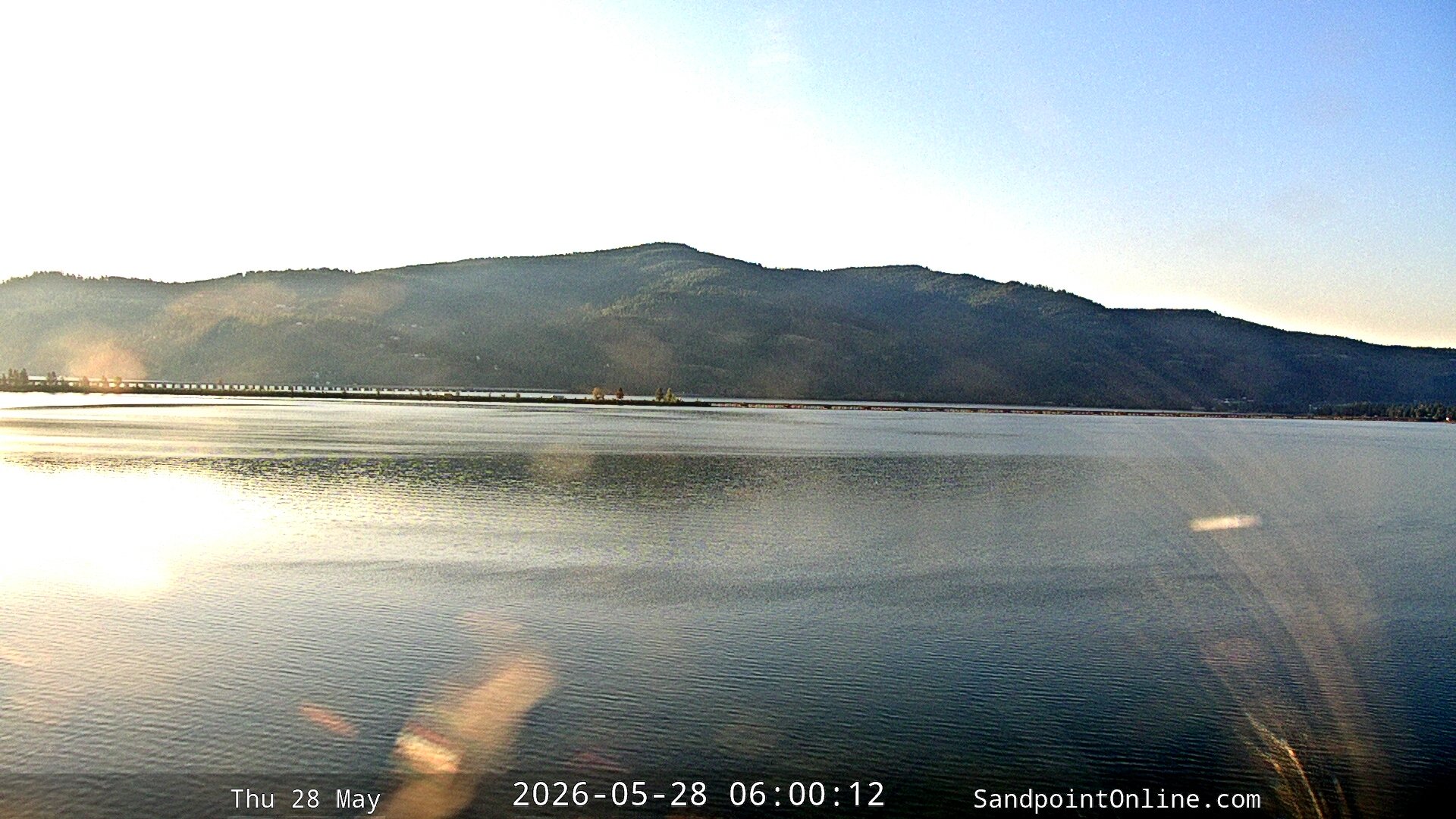 time-lapse frame, Sandpoint Online - Long Bridge webcam