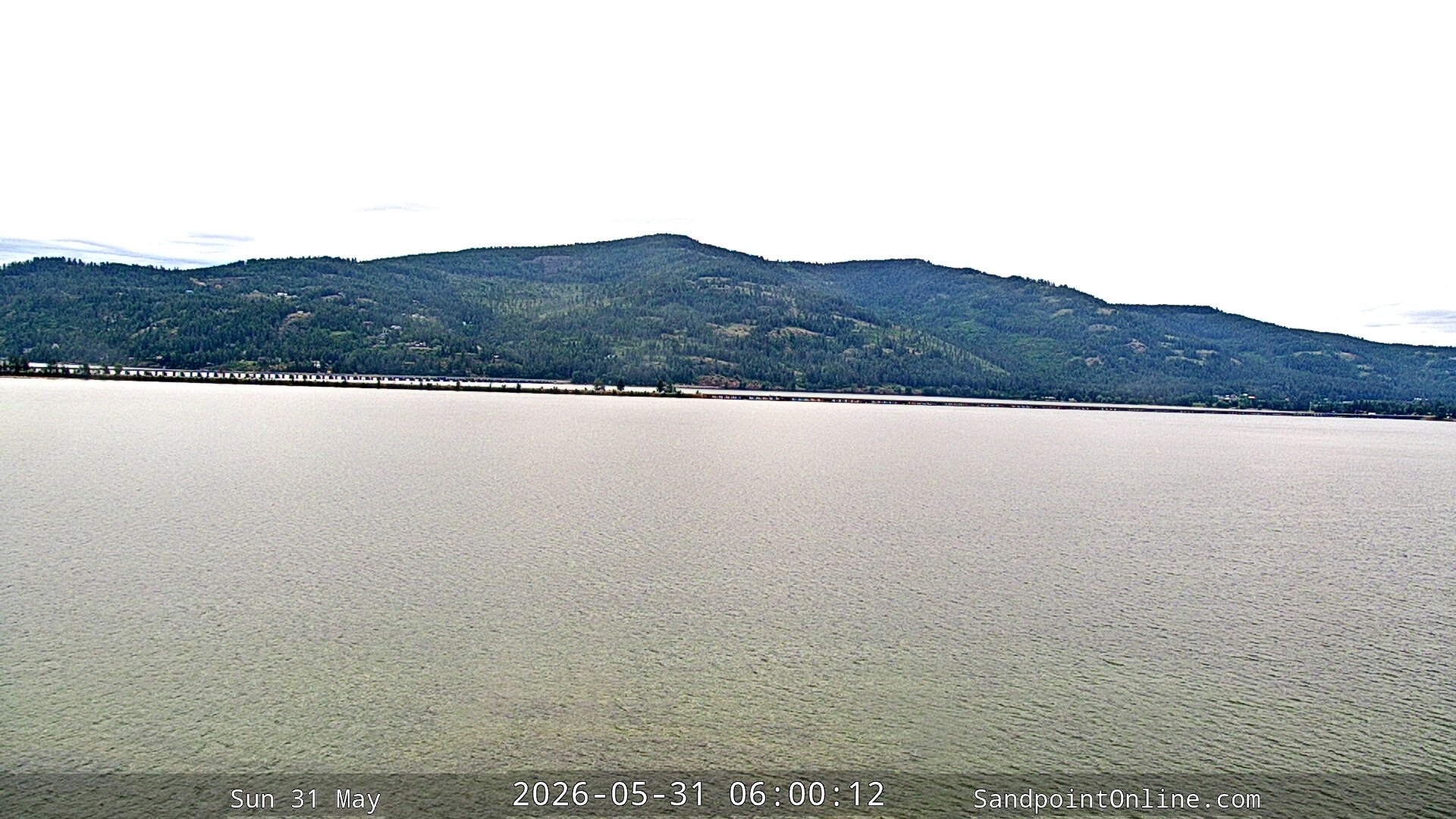 time-lapse frame, Sandpoint Online - Long Bridge webcam