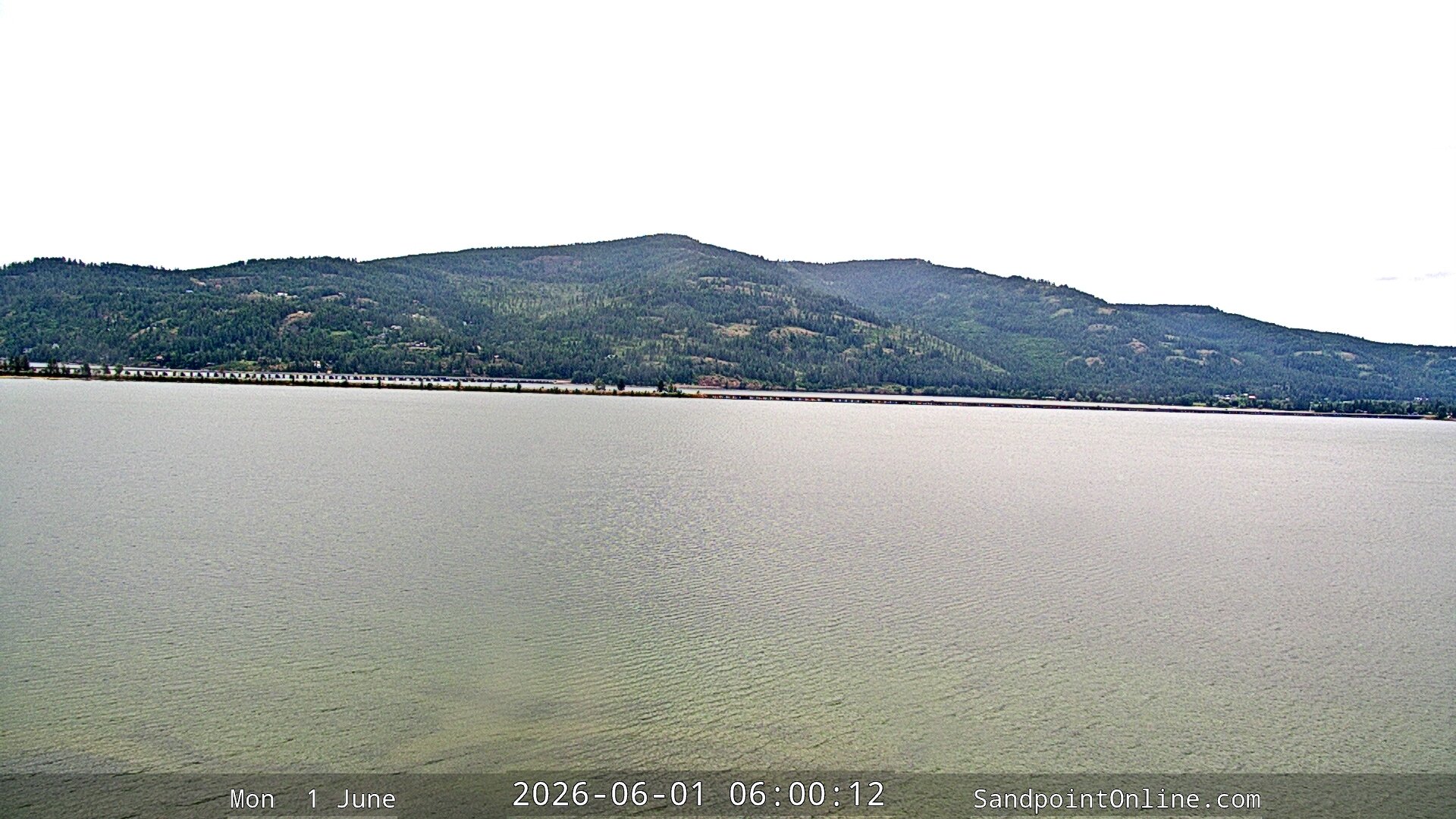 time-lapse frame, Sandpoint Online - Long Bridge webcam