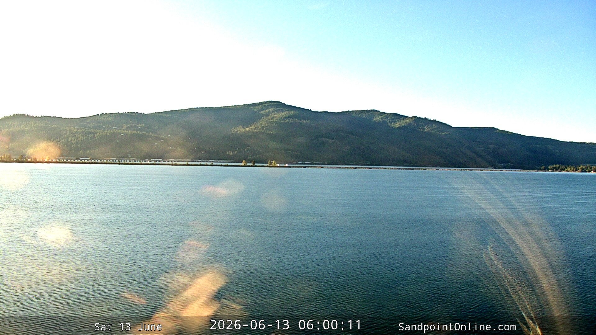 time-lapse frame, Sandpoint Online - Long Bridge webcam