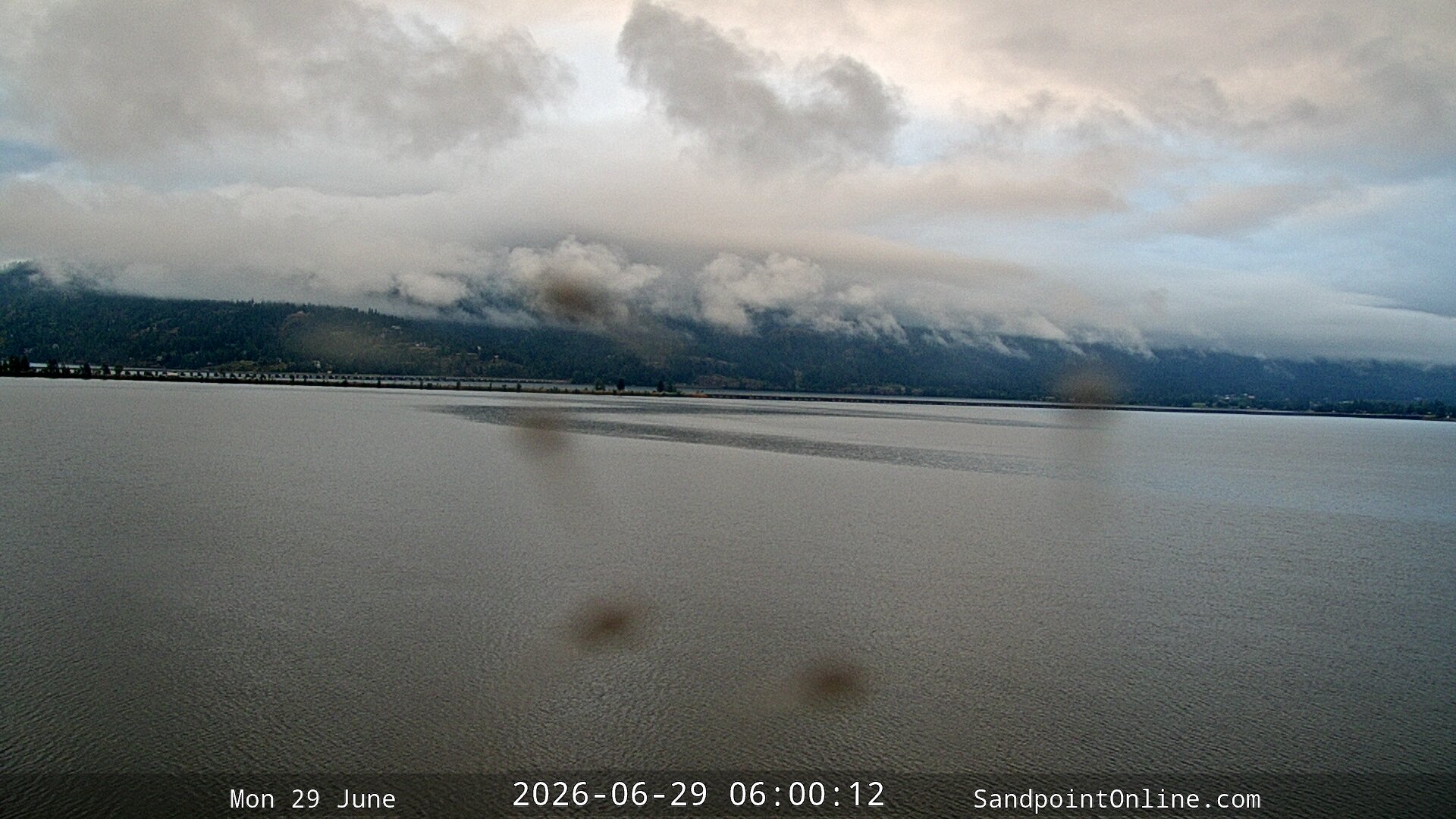 time-lapse frame, Sandpoint Online - Long Bridge webcam