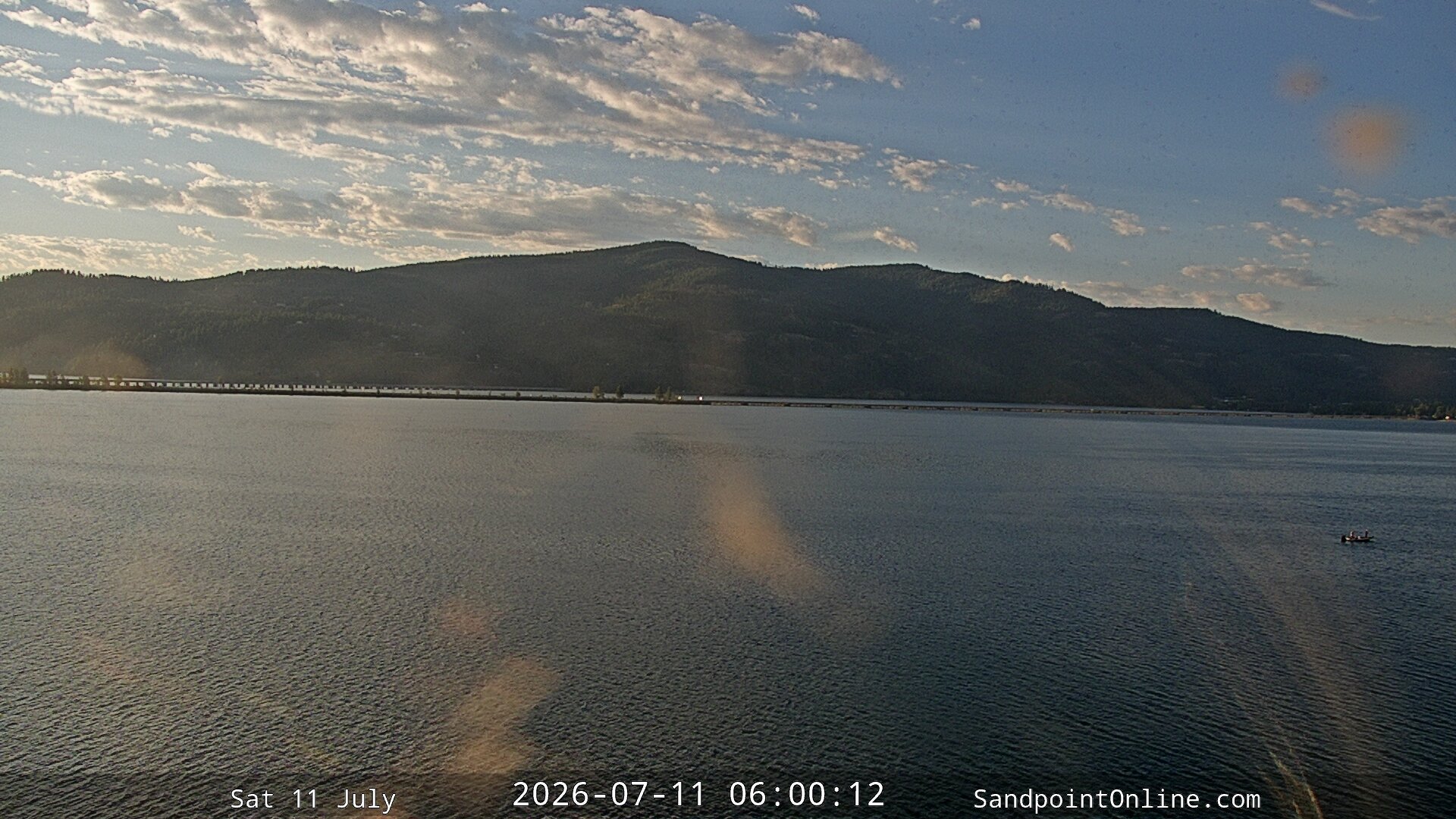time-lapse frame, Sandpoint Online - Long Bridge webcam