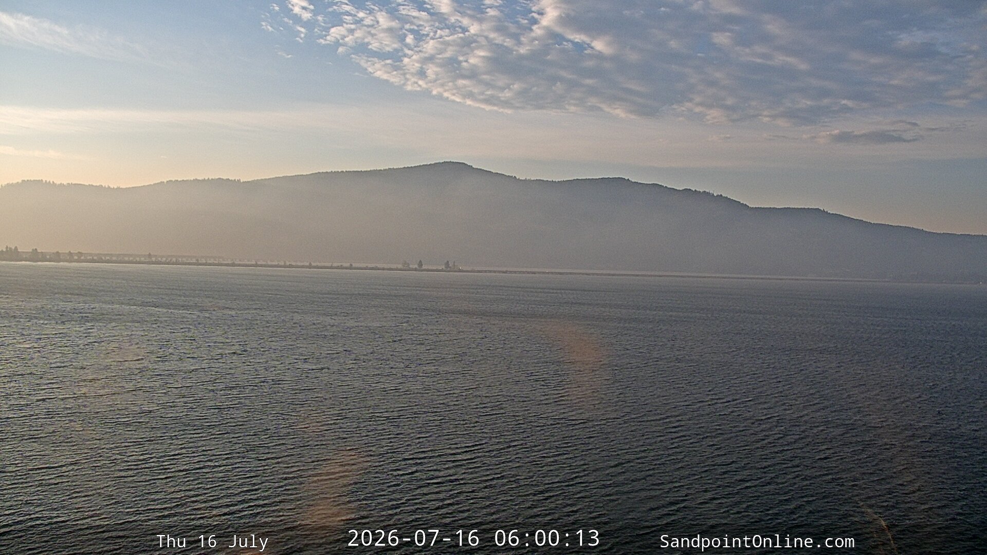 time-lapse frame, Sandpoint Online - Long Bridge webcam