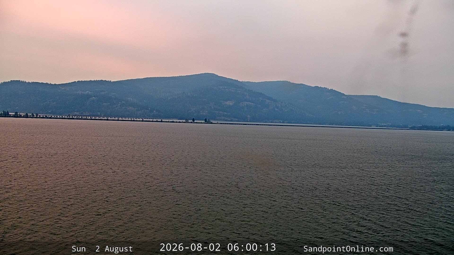 time-lapse frame, Sandpoint Online - Long Bridge webcam
