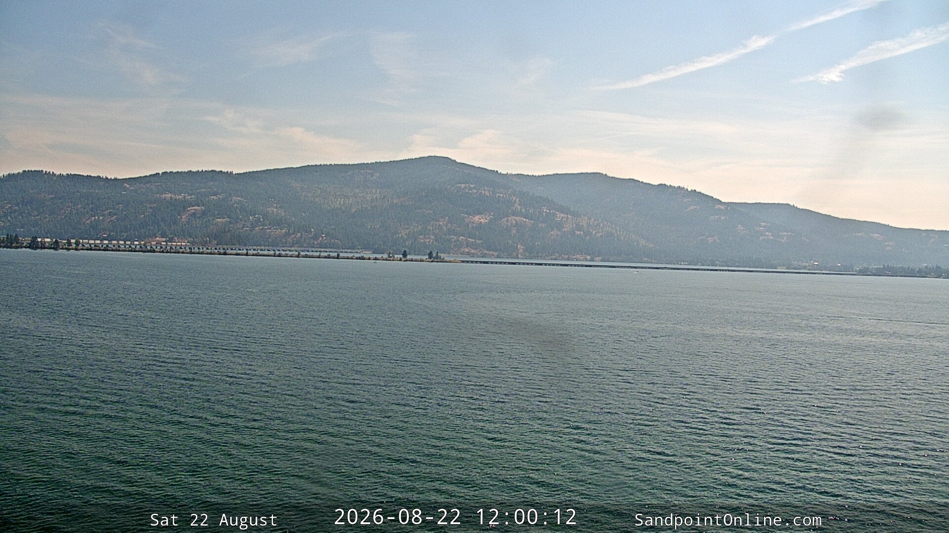 view from Sandpoint Online - Long Bridge on 2026-08-22