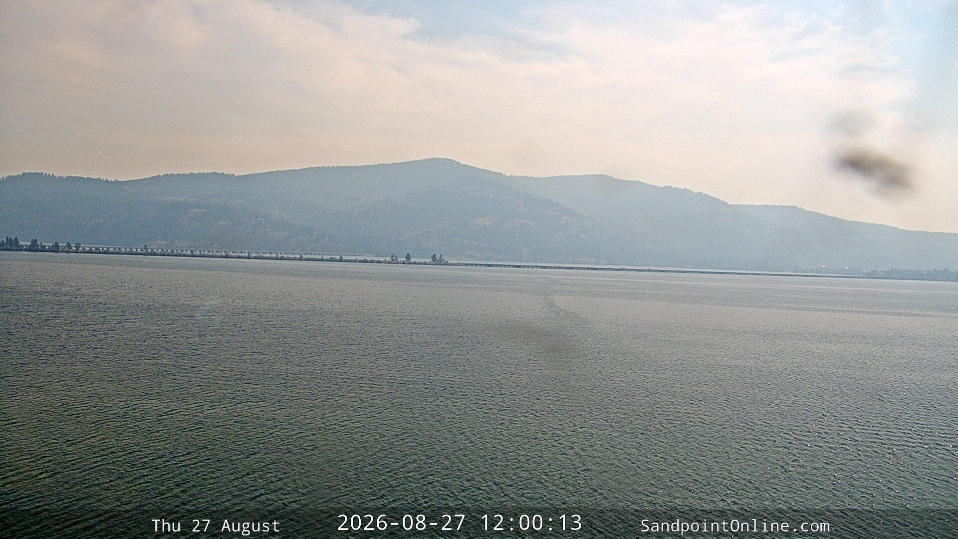 view from Sandpoint Online - Long Bridge on 2026-08-27