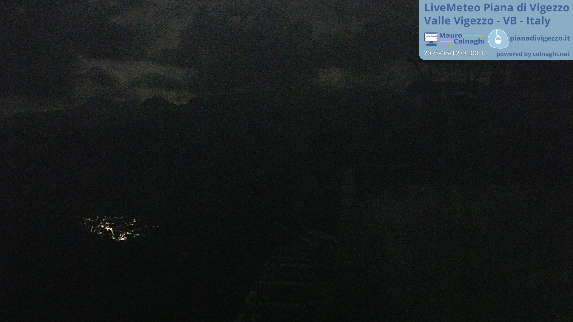 time-lapse frame, Piana di Vigezzo 1 webcam