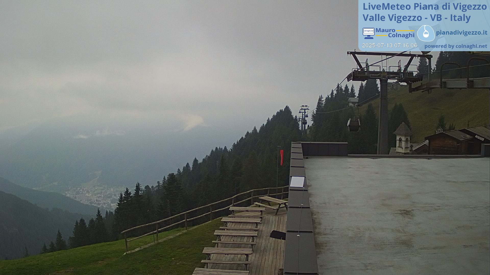 time-lapse frame, Piana di Vigezzo 1 webcam