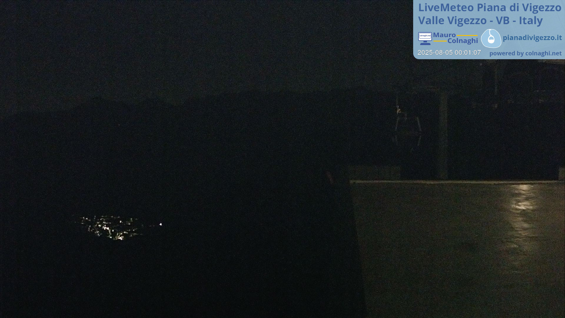 time-lapse frame, Piana di Vigezzo 1 webcam