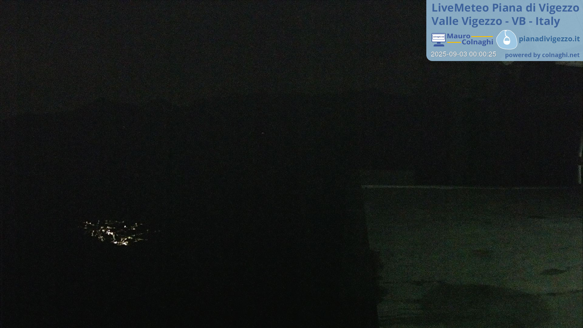 time-lapse frame, Piana di Vigezzo 1 webcam