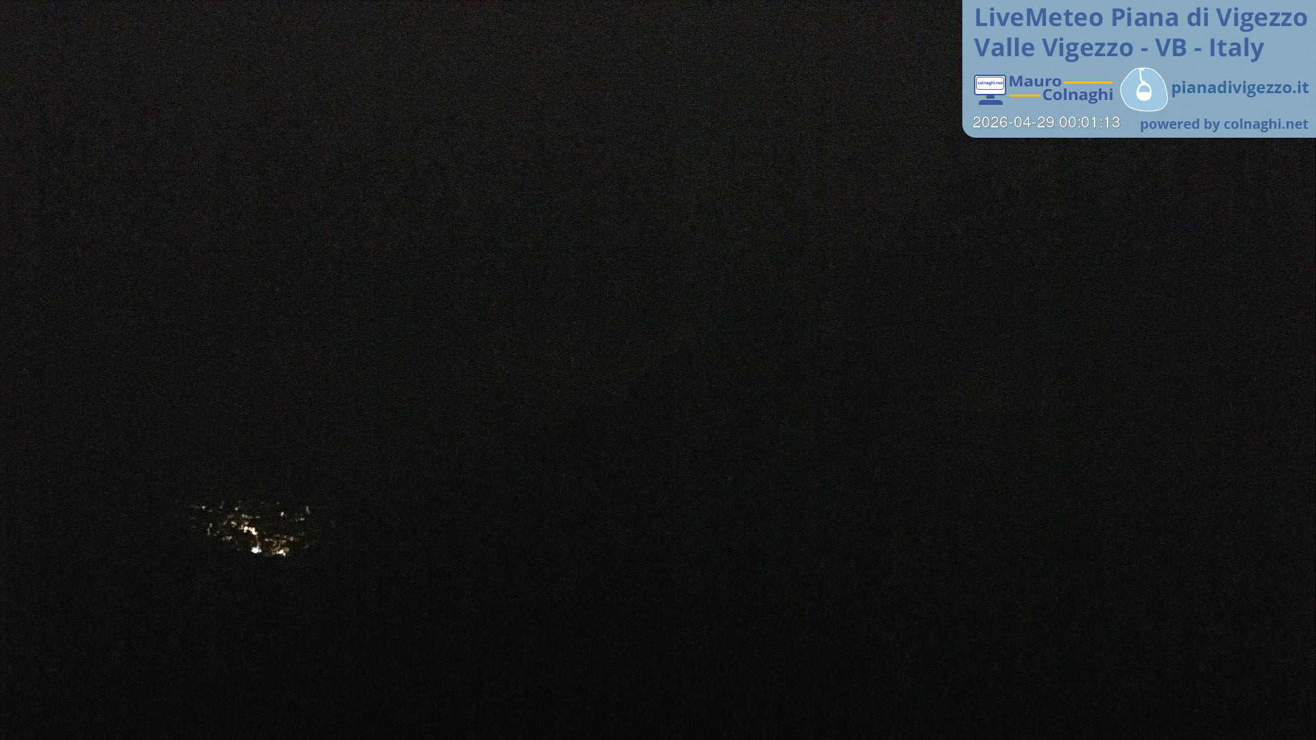 time-lapse frame, Piana di Vigezzo 1 webcam