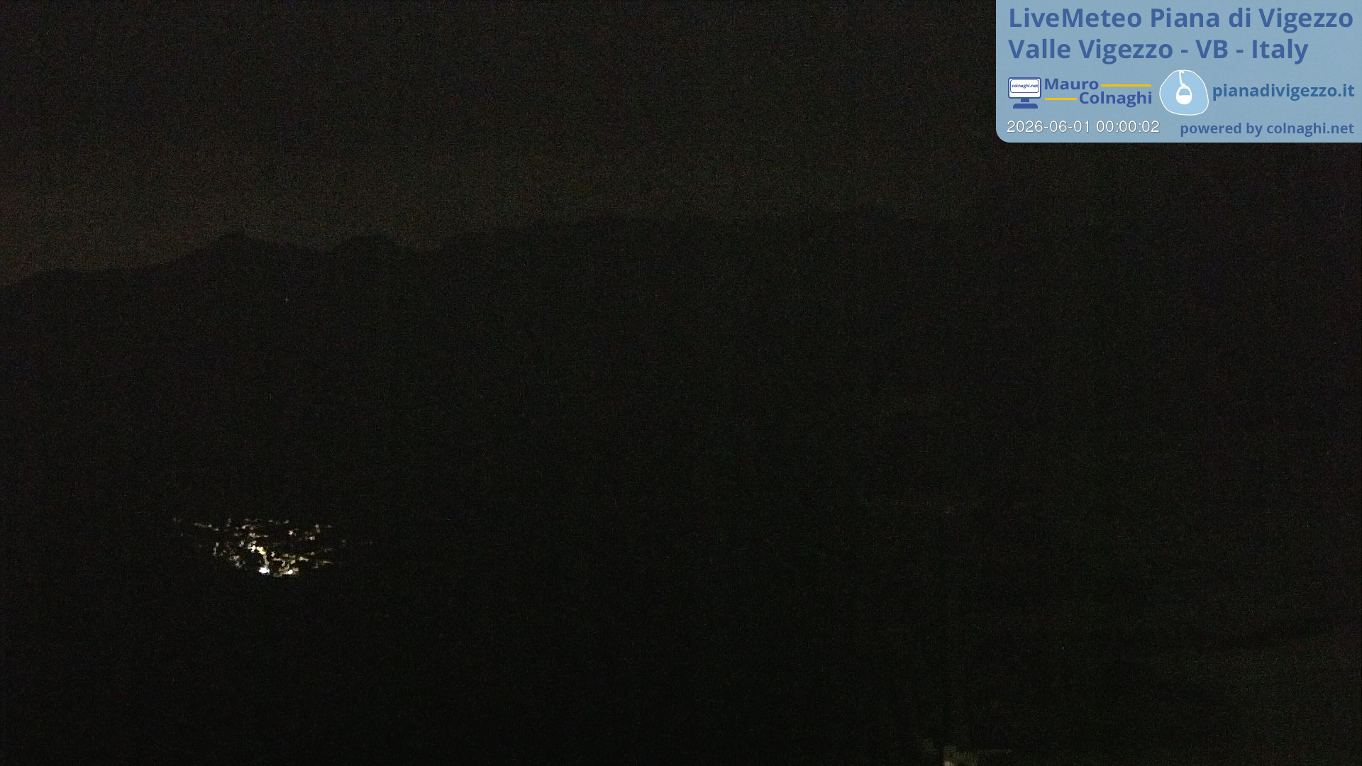 time-lapse frame, Piana di Vigezzo 1 webcam