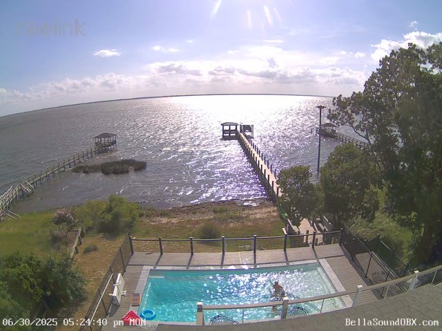 time-lapse frame, BellaSoundOBX.com webcam