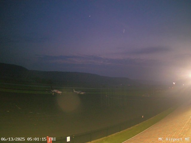 time-lapse frame, Mifflin County Airport (east) webcam