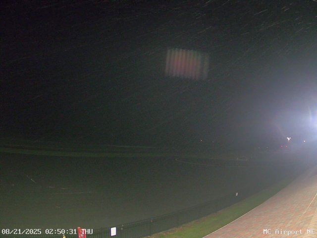 time-lapse frame, Mifflin County Airport (east) webcam