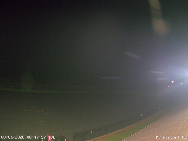 time-lapse frame, Mifflin County Airport (east) webcam