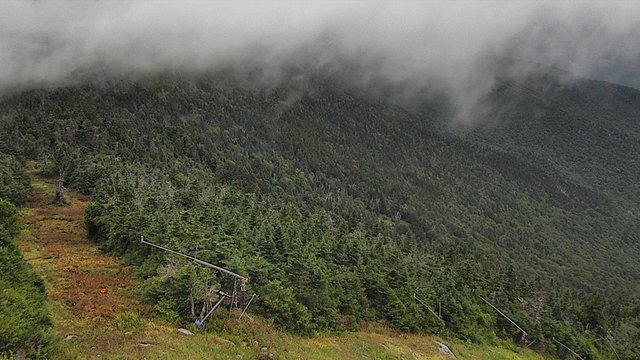 view from Sugarbush Lincoln Peak Scenic on 2026-08-30