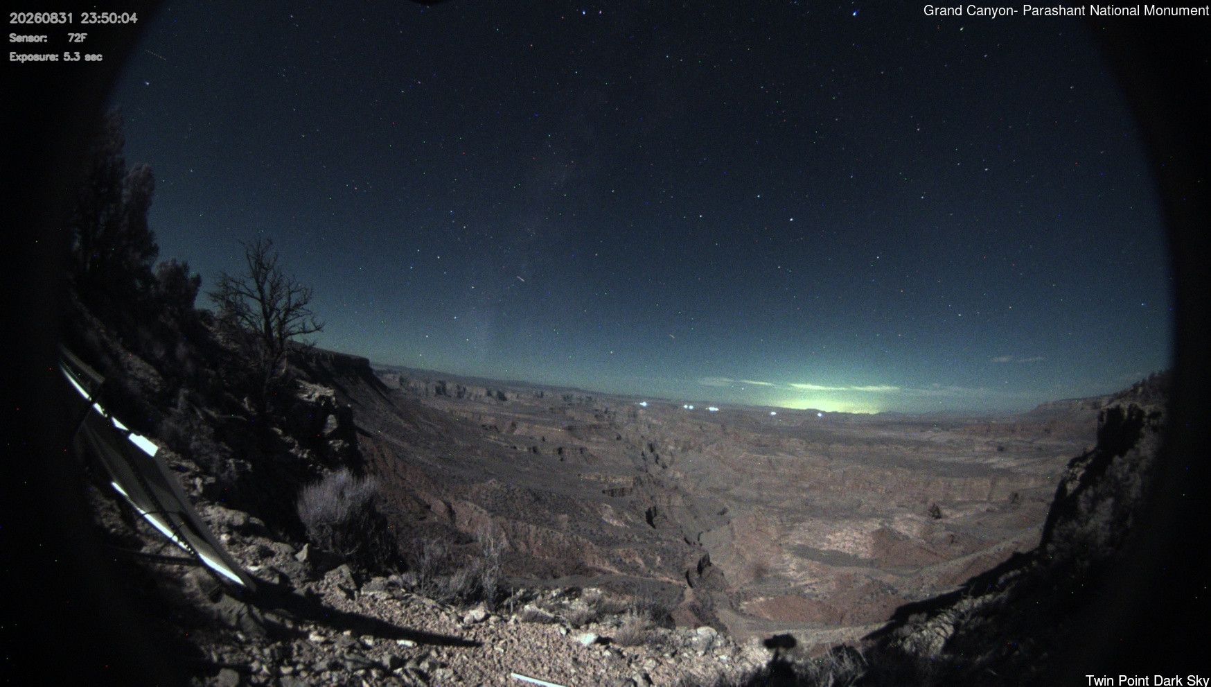 view from Twin Point - Dark Sky on 2026-08-31
