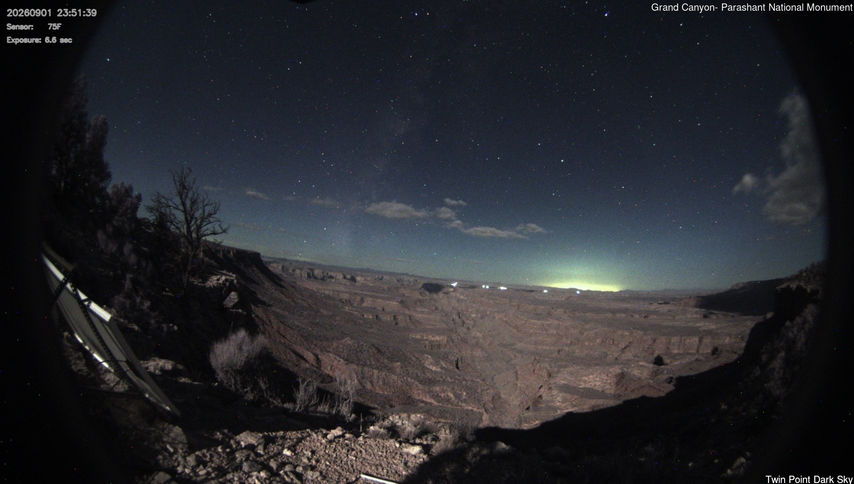 view from Twin Point - Dark Sky on 2026-09-01