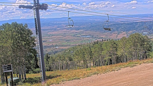 view from Steamboat Four Points on 2026-08-21
