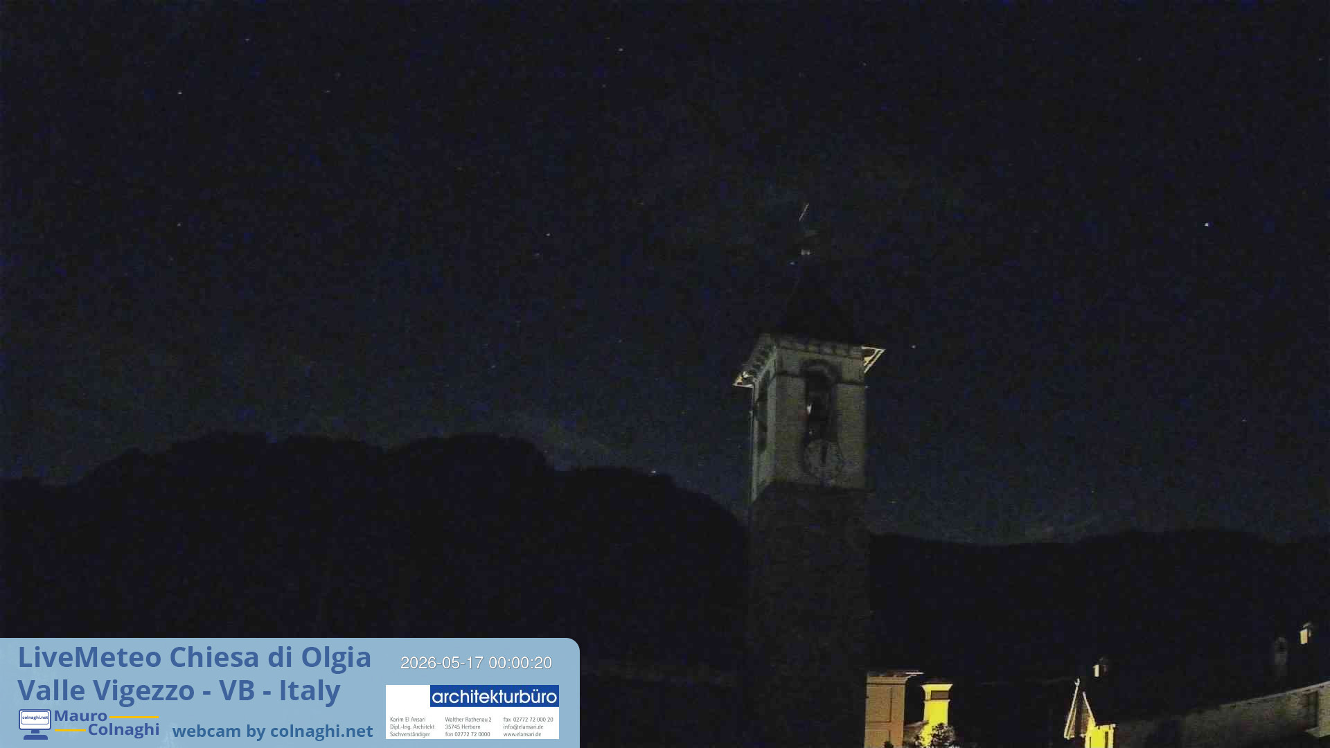 time-lapse frame, Olgia webcam